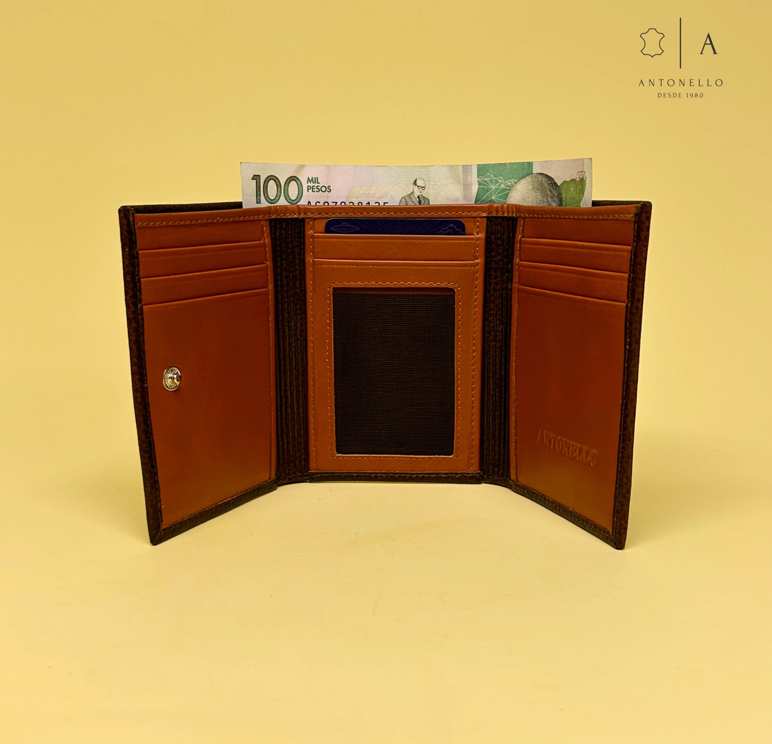 BILLETERA 3 CUERPOS PARA HOMBRE