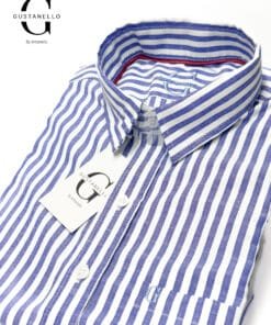 Alternative view of CAMISA MANGA CORTA GUSTANELLO AZUL - CASUAL