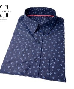 Alternative view of CAMISA MANGA CORTA GUSTANELLO AZUL OSCURO - CASUAL