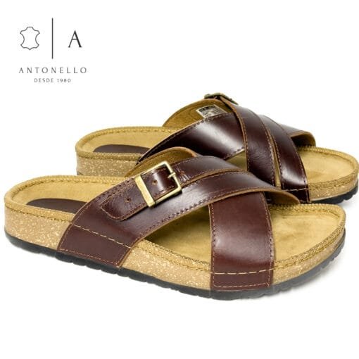 Sandalia de Cuero para Caballero – Antonello - Imagen 2
